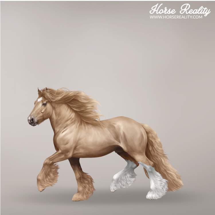 Chestnut pearl horse